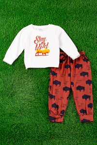 "Stay Wild" Jogger Set