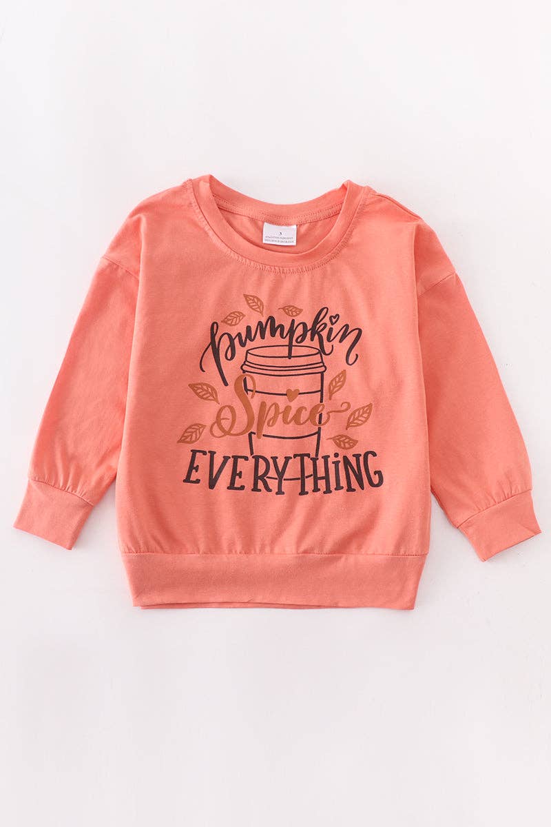 Orange pumpkin everything top mommy & me