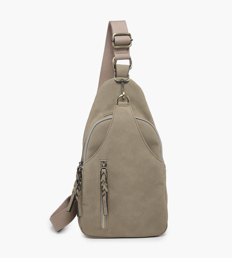 Nikki Suede Sling Bag