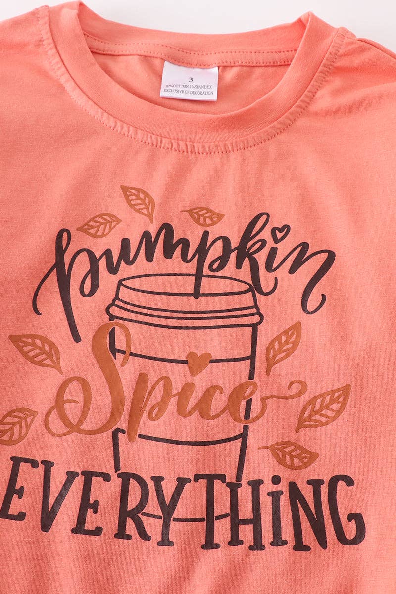 Orange pumpkin everything top mommy & me