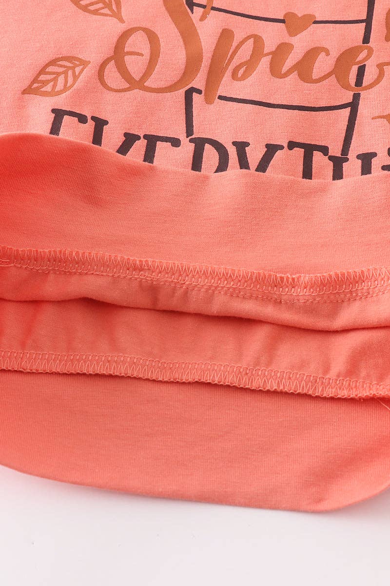 Orange pumpkin everything top mommy & me